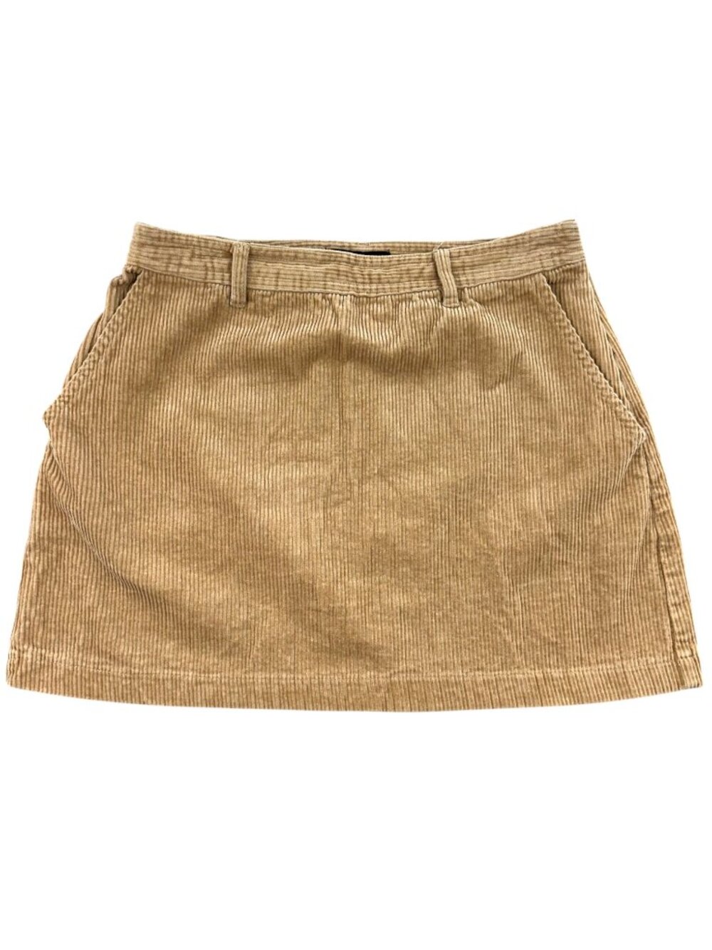 Forever 21 Tan Corduroy Mini Skirt